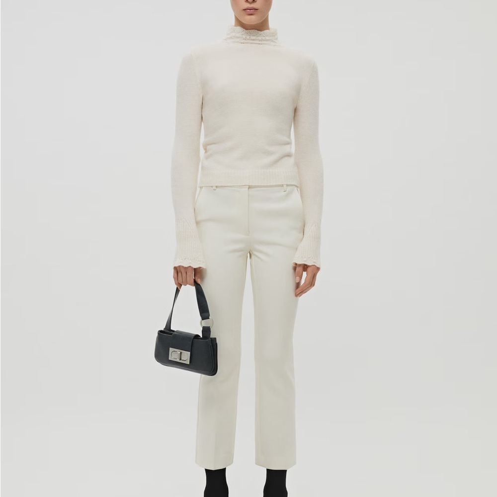 Mango Cream Knitted Sweater